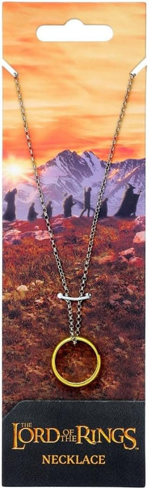 The Lord of The Rings One Ring Necklace, Gold, LRN00002, One Size, Gold, No Gemstone