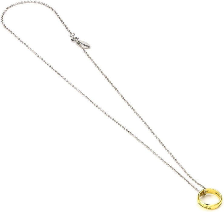 The Lord of The Rings One Ring Necklace, Gold, LRN00002, One Size, Gold, No Gemstone