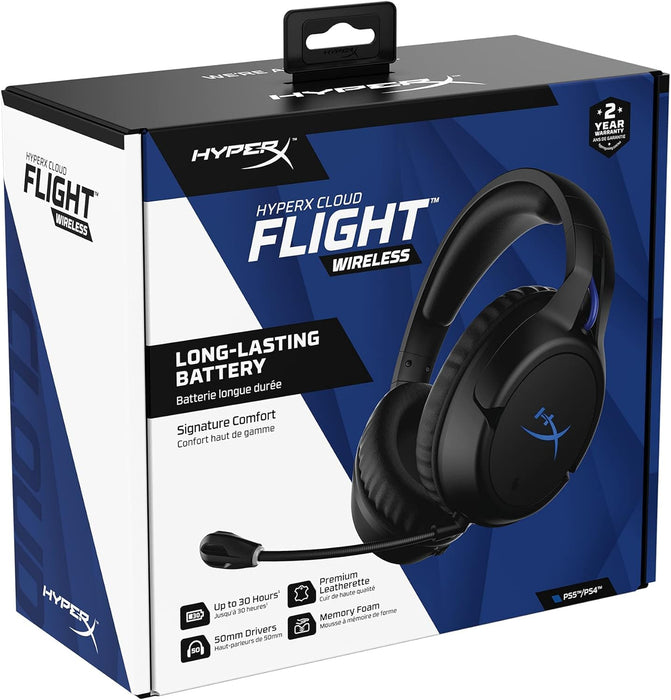 PS5 - HyperX Cloud Flight Wireless Headset (For PS4/PS5) (Black/Blue) /PS5