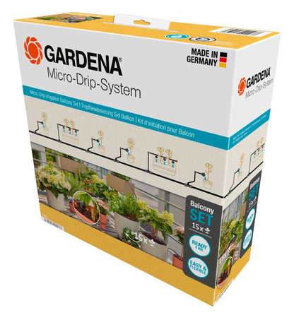 Gardena - Gardena Micro-Drip-Irrigation Balcony Set ?(15 Plants)? - 15 Plants