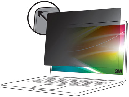 3M Filtre de confidentialité Bright Screen pour Apple MacBook Pro 14 M1-M2, 16:10, BPNAP003