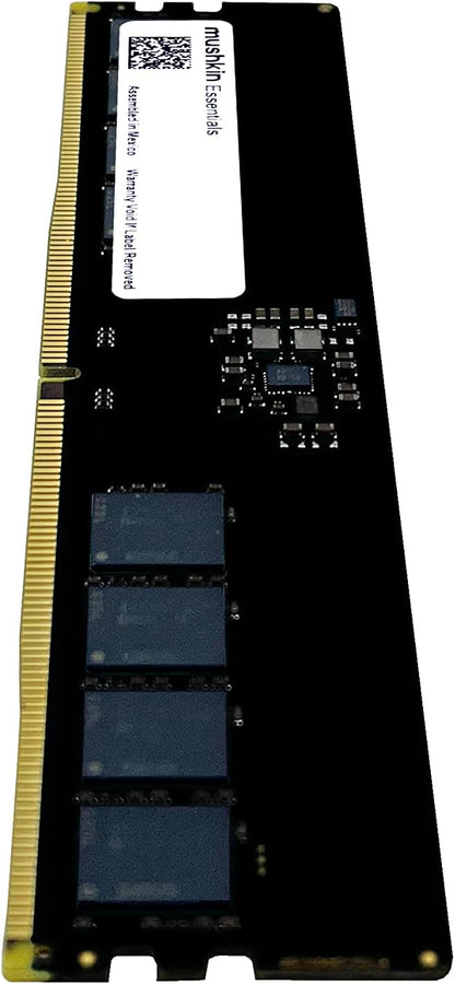 Mushkin Essentials - DDR5 Desktop DRAM - 64GB (2x32GB) UDIMM Memory Kit - 4800MHz (PC5-38400) CL-40-288-pin 1.1V PC RAM - Intel XMP - Dual Channel - Low Voltage - (MESS) U480 FD32GX2)