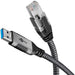 goobay 70695 Cat 6 USB-A 3.0 to RJ45 Ethernet Cable for Stable Wired Internet Connection with Router/Modem/Network Switch.Replaces USB to RJ45 / 1Gbit/s / 15M Adapter 15 metres USB-A auf RJ45