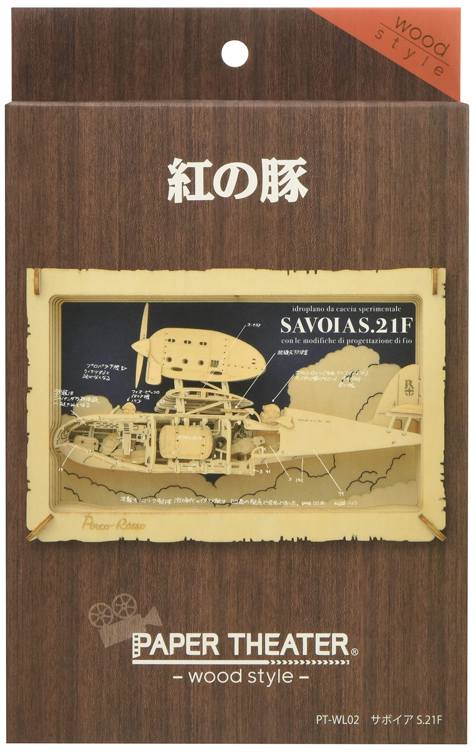 Papiertheater Rotes Schwein Savoia S.21F