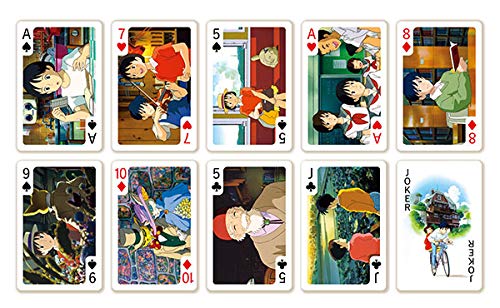 If you listen to it, there are lots of scenes playing cards
