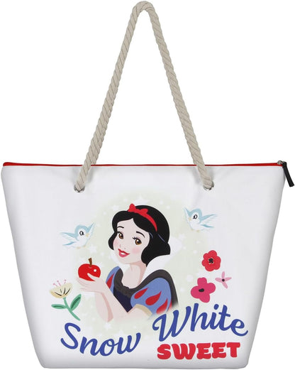 Disney Snow White Sweet-Soleil Beach Bag, White, 52 x 37 cm