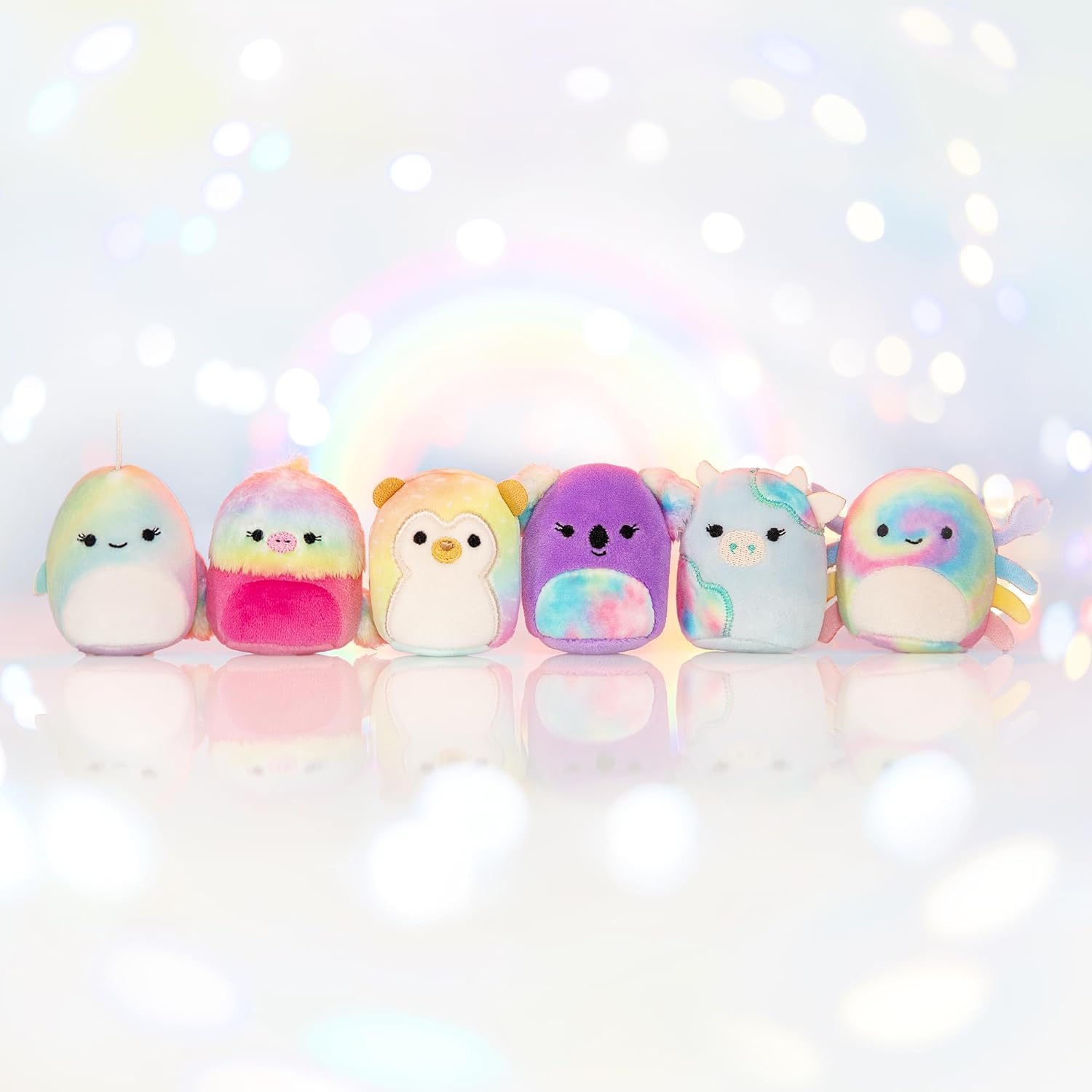 Squishville by Original Squishmallows Fun & Fabulous Squad Plush - Six 2-Inch Squishmallows Plush - Toys for Kids Honor Roll Squad