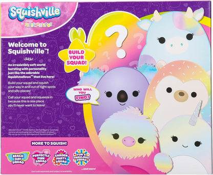 Squishville by Original Squishmallows Fun & Fabulous Squad Plush - Six 2-Inch Squishmallows Plush - Toys for Kids Honor Roll Squad