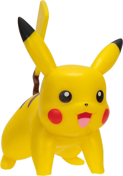 Pokémon Battle Figure First Partner 2 Pack - 2-Inch Bulbasaur and Pikachu Battle Figures with Authentic Details