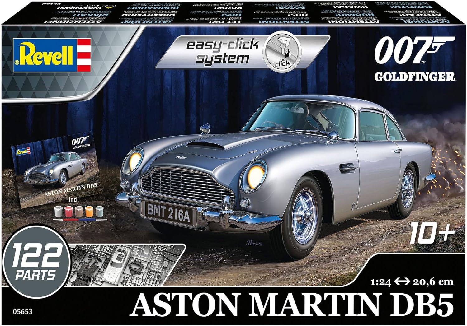 Revell Gift Set 1:24 - James Bond Aston Martin DB5