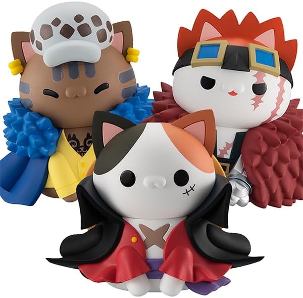 One Piece Nyanto! The Big One Piece Series trading figure Monkey D. Luffy 10 cm