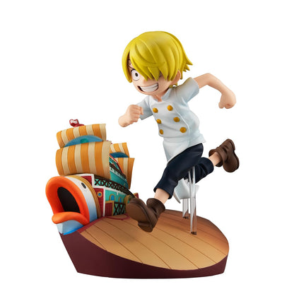 G.E.M. Series One Piece Sanji RUN! RUN! RUN! Approx. 4.5 inches (115 mm), PVC Pre-painted Complete Figure