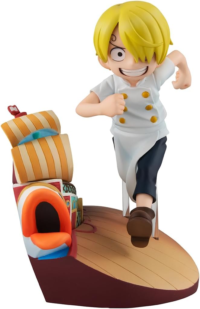 G.E.M. Series One Piece Sanji RUN! RUN! RUN! Approx. 4.5 inches (115 mm), PVC Pre-painted Complete Figure