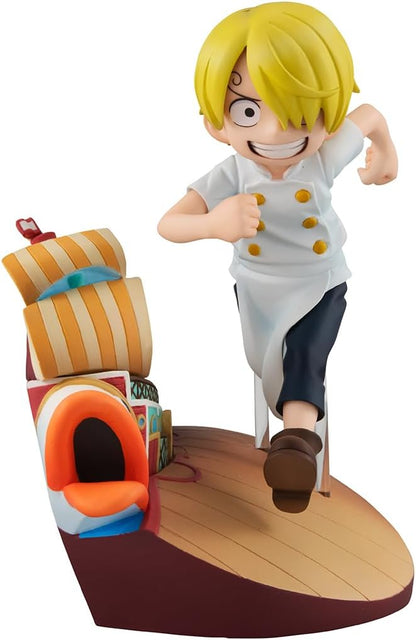 G.E.M. Series One Piece Sanji RUN! RUN! RUN! Approx. 4.5 inches (115 mm), PVC Pre-painted Complete Figure