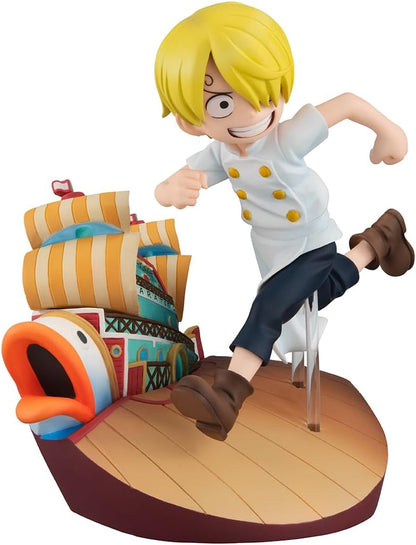 G.E.M. Series One Piece Sanji RUN! RUN! RUN! Approx. 4.5 inches (115 mm), PVC Pre-painted Complete Figure