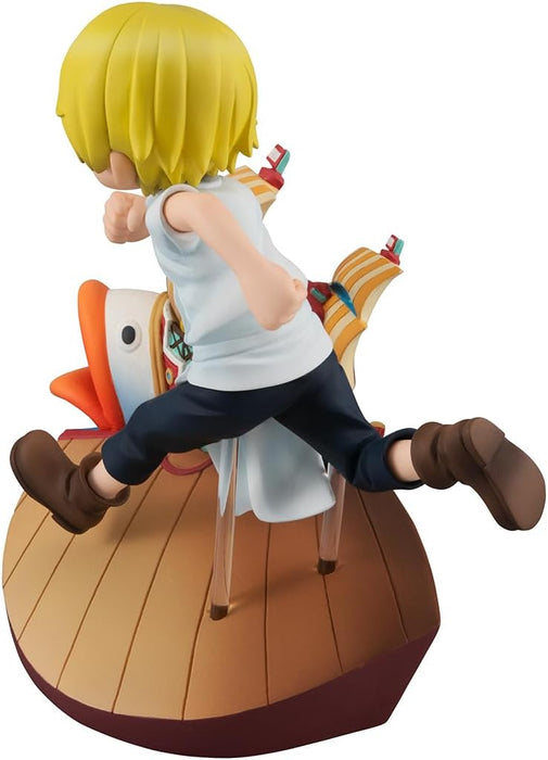 G.E.M. Series One Piece Sanji RUN! RUN! RUN! Approx. 4.5 inches (115 mm), PVC Pre-painted Complete Figure