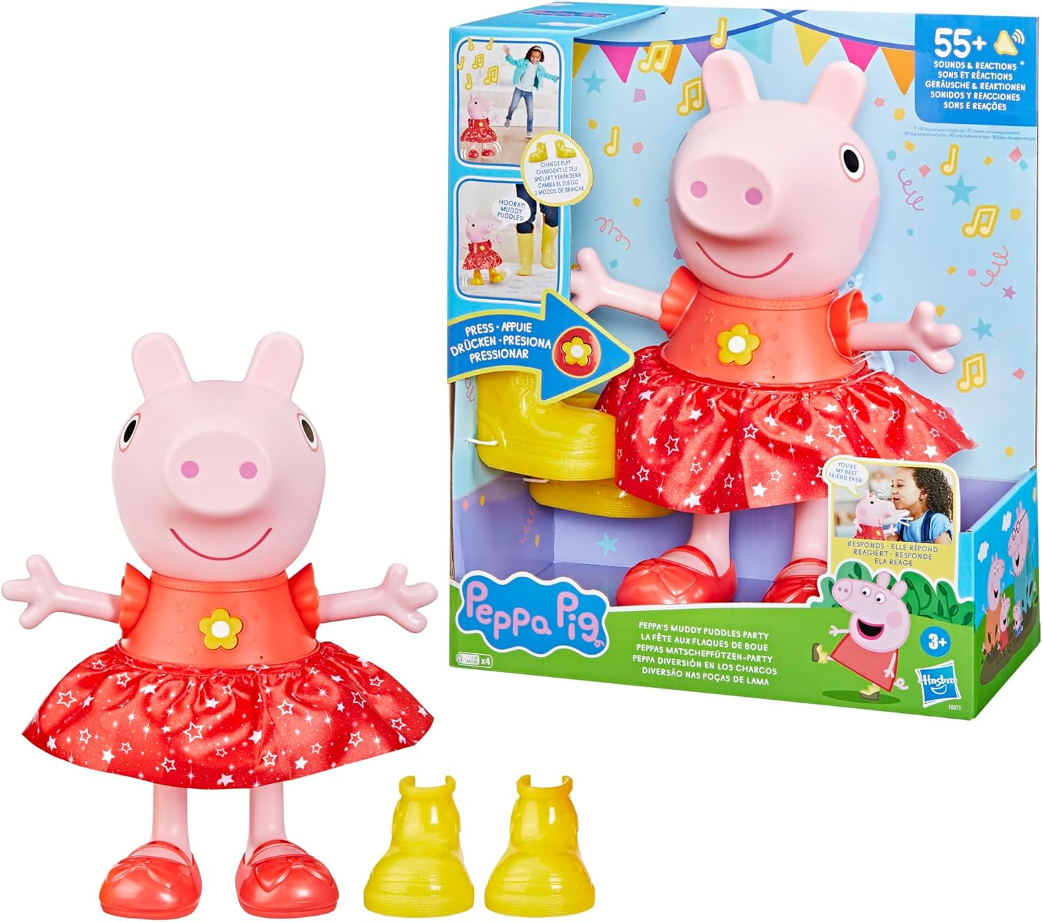 Peppa Pig PEPPAS Muddy Puddles Party, Color (Hasbro 5010996254504)