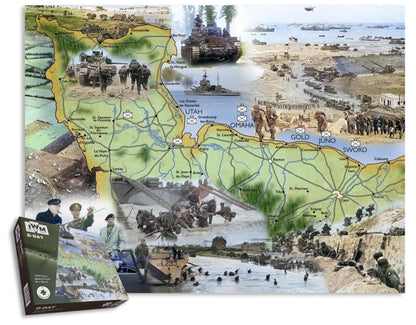 1000 Piece Jigsaw Puzzle Imperial War Museums D-Day Landing Operation Overlord Allied invasion of Normandy WW 2 For Adults Size 66X50cm