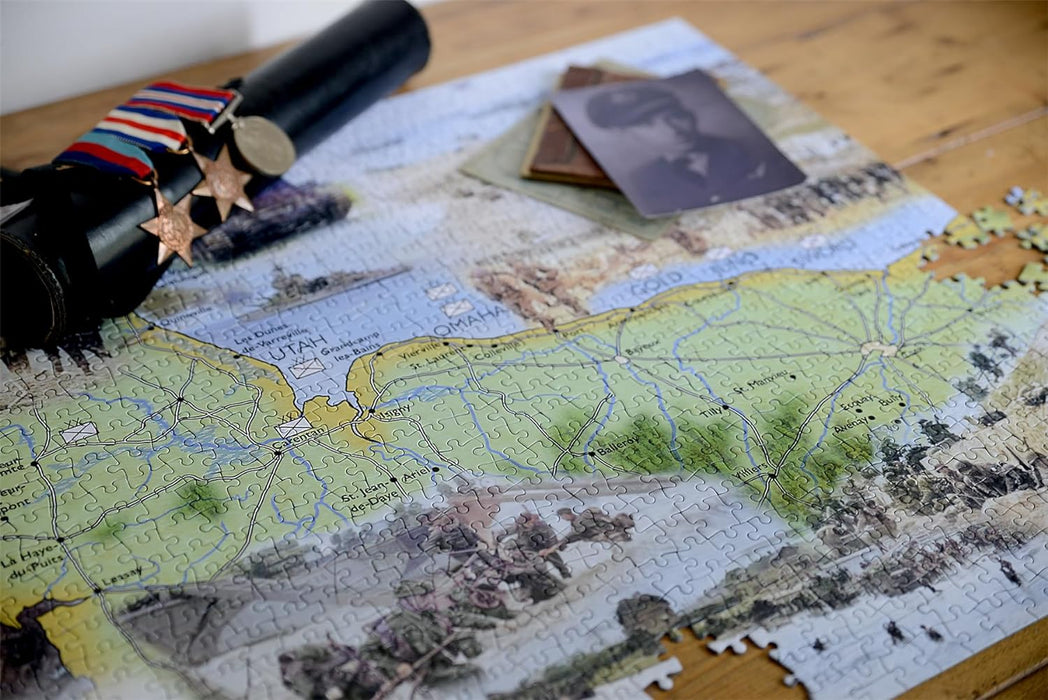 1000 Piece Jigsaw Puzzle Imperial War Museums D-Day Landing Operation Overlord Allied invasion of Normandy WW 2 For Adults Size 66X50cm