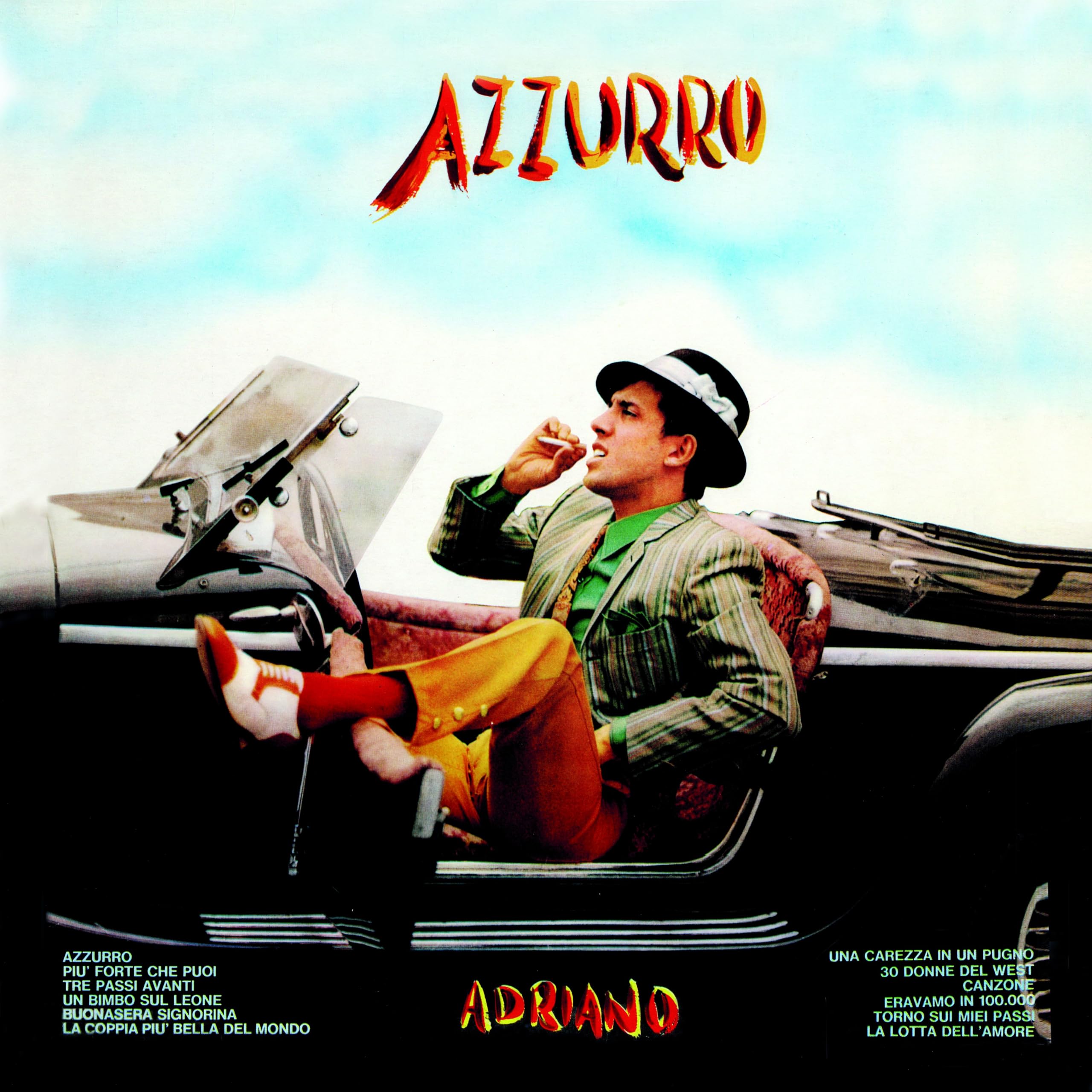 AZZURRO/UNA CAREZZA IN UN PUGNO (vinile