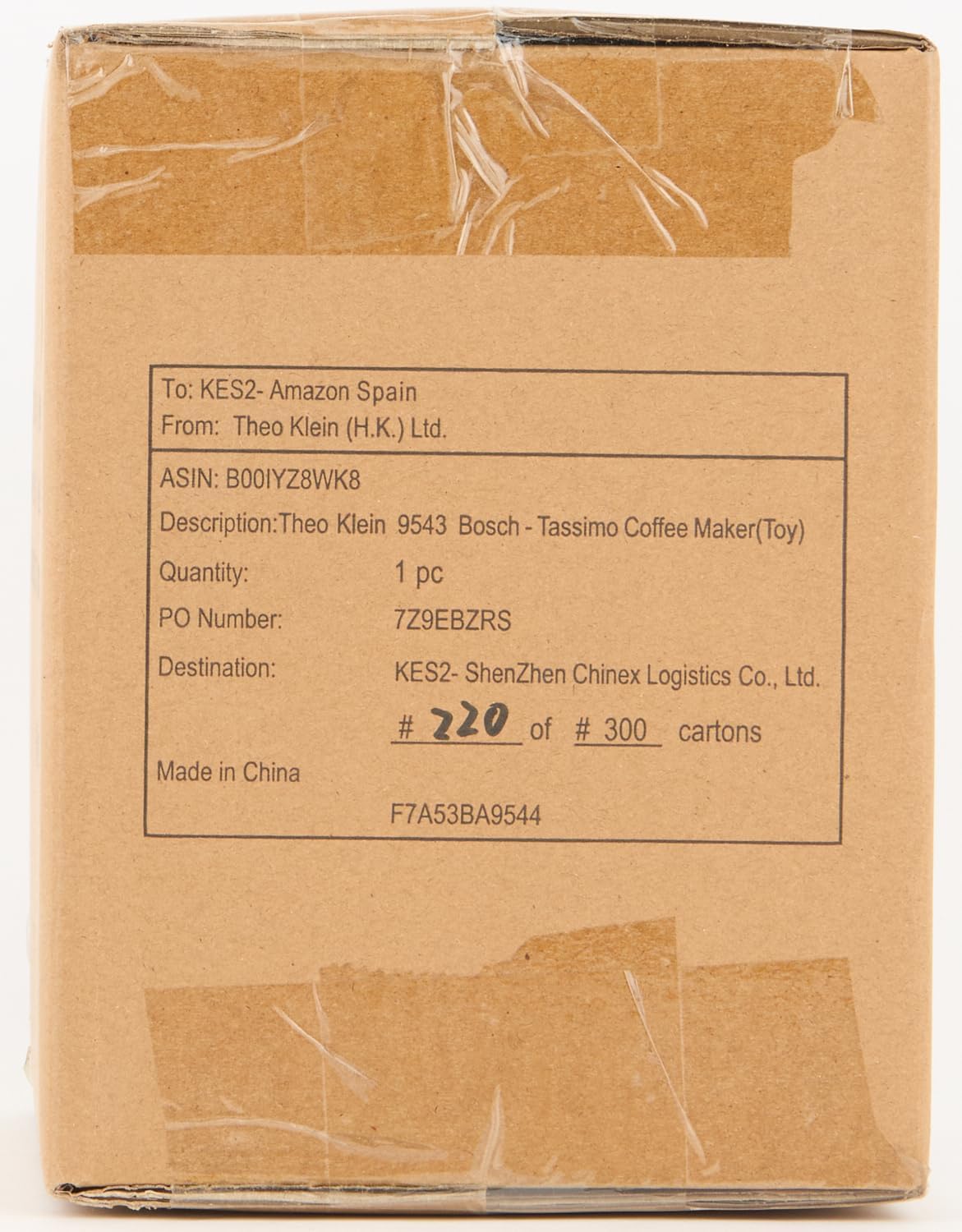 Theo Klein 9543 Bosch Tassimo Coffee Machine I Can be Filled up with Water, Which Runs Through with Sound I Includes Espresso Set I Dimensions: 20 cm x 16 cm x 20 cm