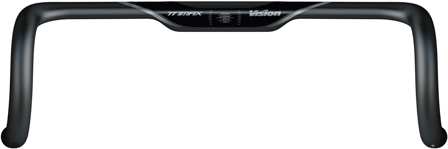 Vision HB-KO-293S/CR/Di2, Folding Trimax Aero B1 Unisex Adult, Black, 420 mm