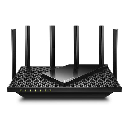 TP-Link AXE5400 Tri-Band Wi-Fi 6E Router, Wi-Fi Speed up to 5400 Mbps, 5x Gigabit Port, 1× USB 3.0 Port, 1.7 GHz Quad-Core CPU, with TP-Link OneMesh™and HomeShield, Compatible with Alexa(Archer AXE75