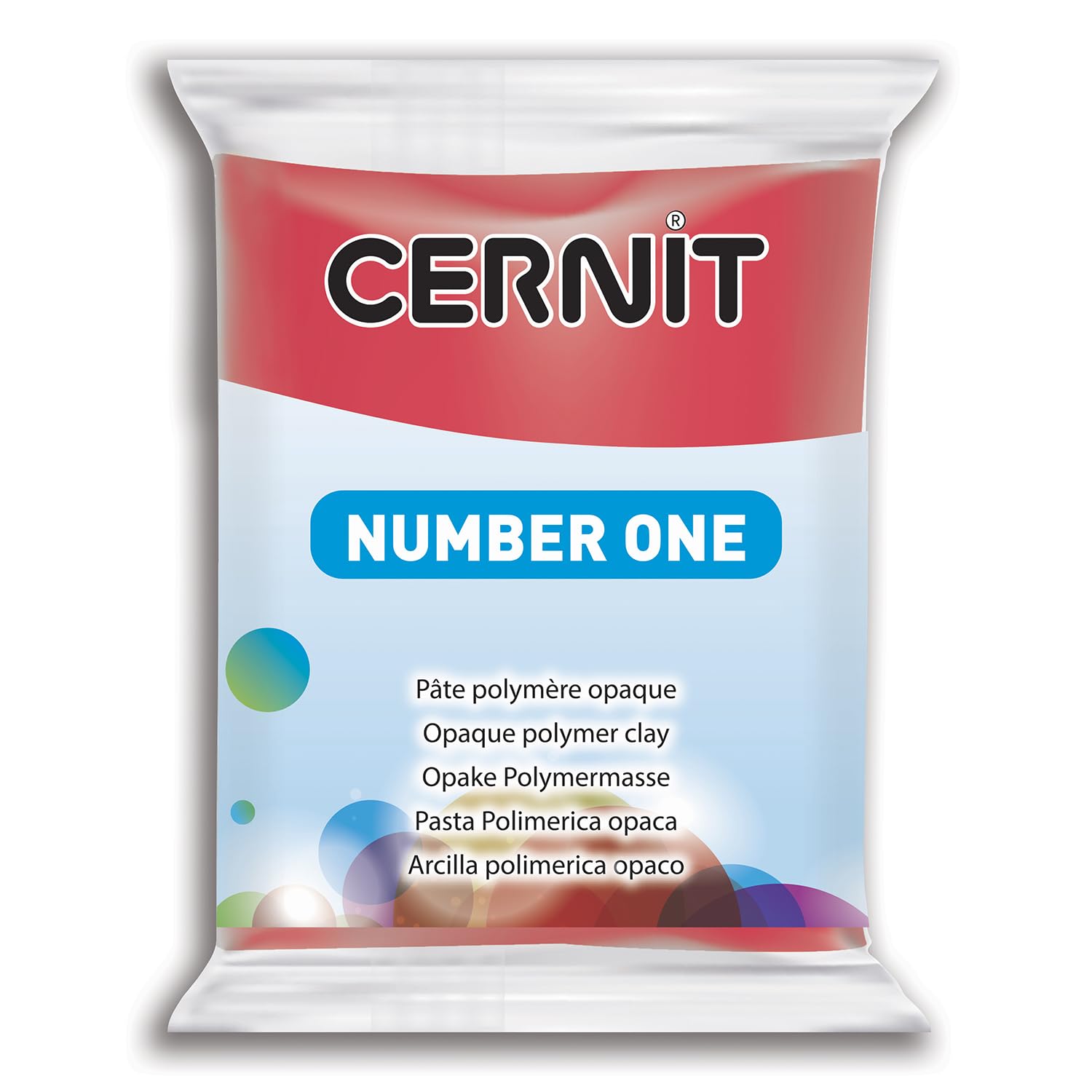 CERNIT 1-Piece Clay CERNIT N1 56 G X-MAS RED, X-MAS RED