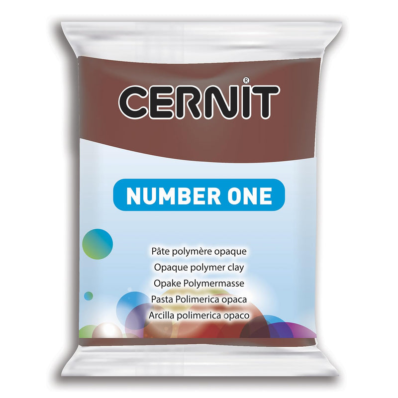 CERNIT CE0900056800 Nummer eins Lehm 56 G, braun, 7 x 5.5 x 1.5 cm