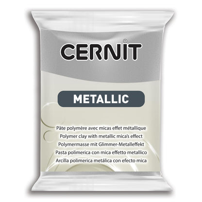 CERNIT Metallic Polymer-Stange, 56 g, silberfarben