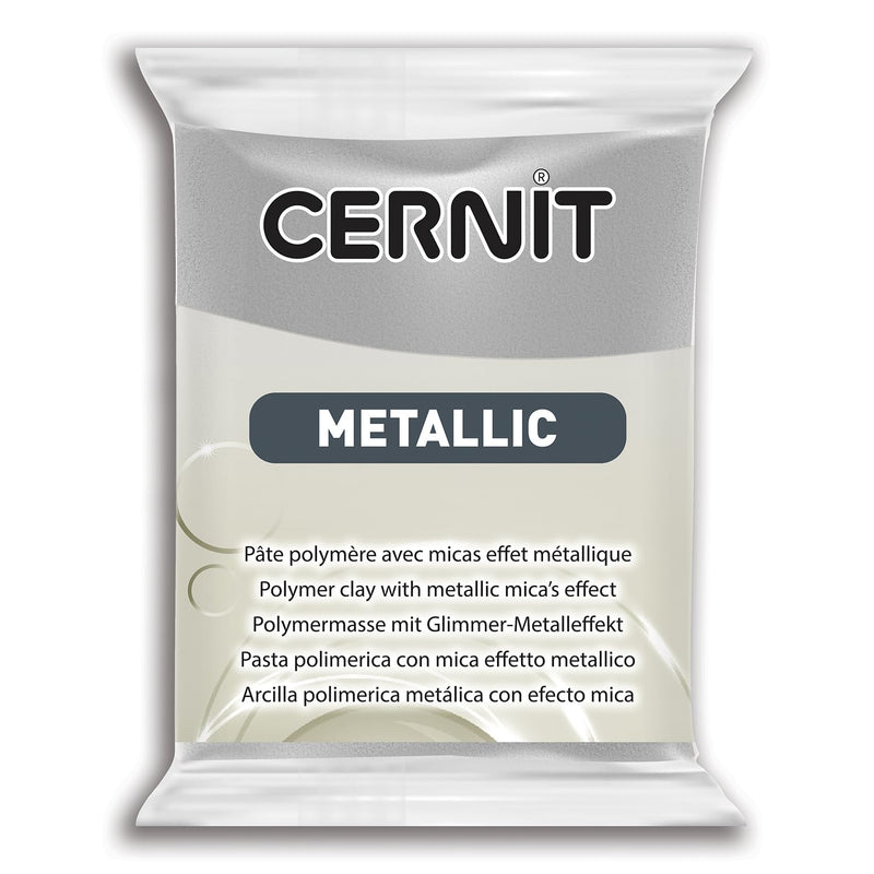 CERNIT Metallic Polymer-Stange, 56 g, silberfarben