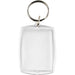 Key rings, size 40x50 mm, Rectangular, 25pcs