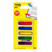 Post-it Index Flecha 684-ARR1 marcadores, 74x50mm, 5x20. Colores: violeta, verde, amarillo, azul y rojo. 1 blíster con dispensador funda de 5 index