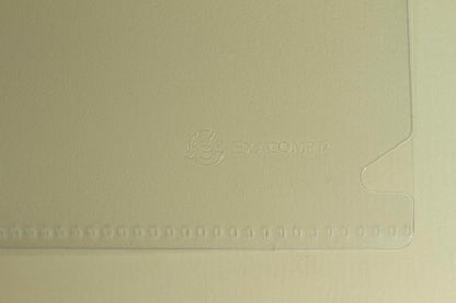 Exacompta - Ref 58320E - Box of 100 Forever Corner Pockets - Made of Recycled Grained Polypropylene - Thickness 12/100th - Dimensions: 22 x 31 cm - Format to File A4 - Crystal Colour