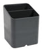Exacompta - Ref 67707D - Pen Pot PEN-CUBE - 74 x 74 x 93mm in Size, 2 Compartments for Organising Pens & Pencils, Groove Underneath to Feed Cables - Office