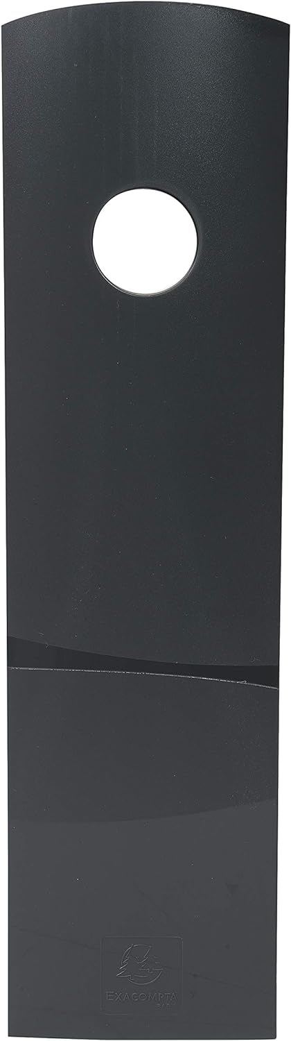 Exacompta - Ref 18207D - Magazine File MAG-CUBE - 266 x 82 x 305mm, Finger Hole on Spine, Suitable for A4+ Documents, Large Storage Capacity - Office Mouse Grey