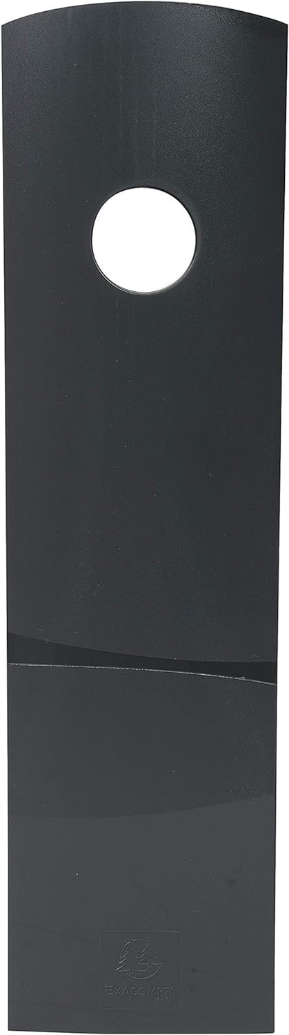 Exacompta - Ref 18207D - Magazine File MAG-CUBE - 266 x 82 x 305mm, Finger Hole on Spine, Suitable for A4+ Documents, Large Storage Capacity - Office Mouse Grey