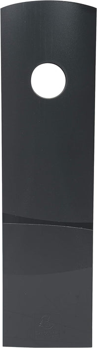 Exacompta - Ref 18207D - Magazine File MAG-CUBE - 266 x 82 x 305mm, Finger Hole on Spine, Suitable for A4+ Documents, Large Storage Capacity - Office Mouse Grey