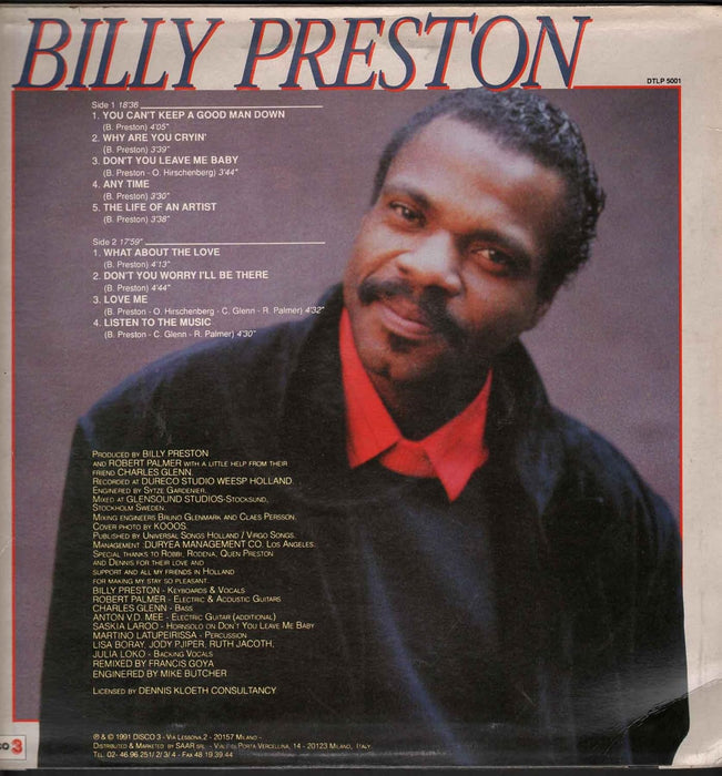 You Can't Keep A Good Man Down / Disco 3 ‎DTLP 5001