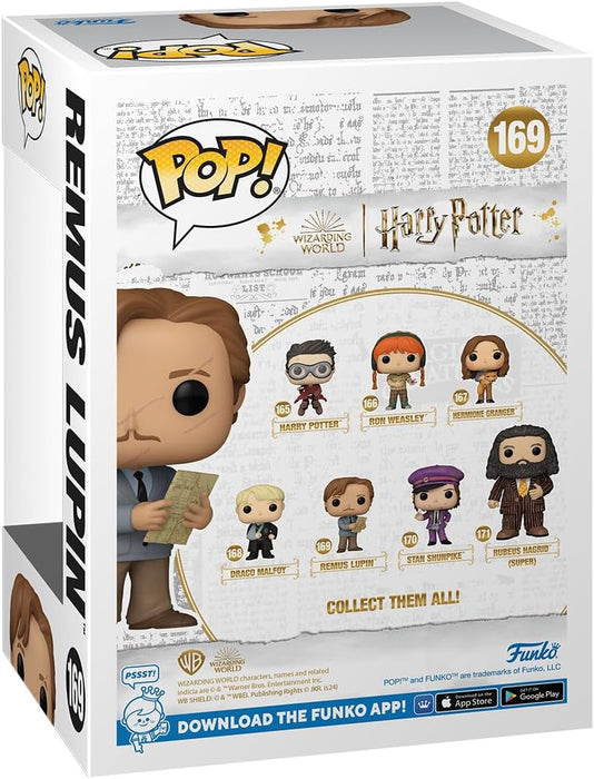 Funko POP! Movies: Harry Potter Prisoner Of Azkaban - Remus Lupin With Map - Collectable Vinyl Figure - Gift Idea - Official Merchandise - Toys for Kids & Adults - Movies Fans