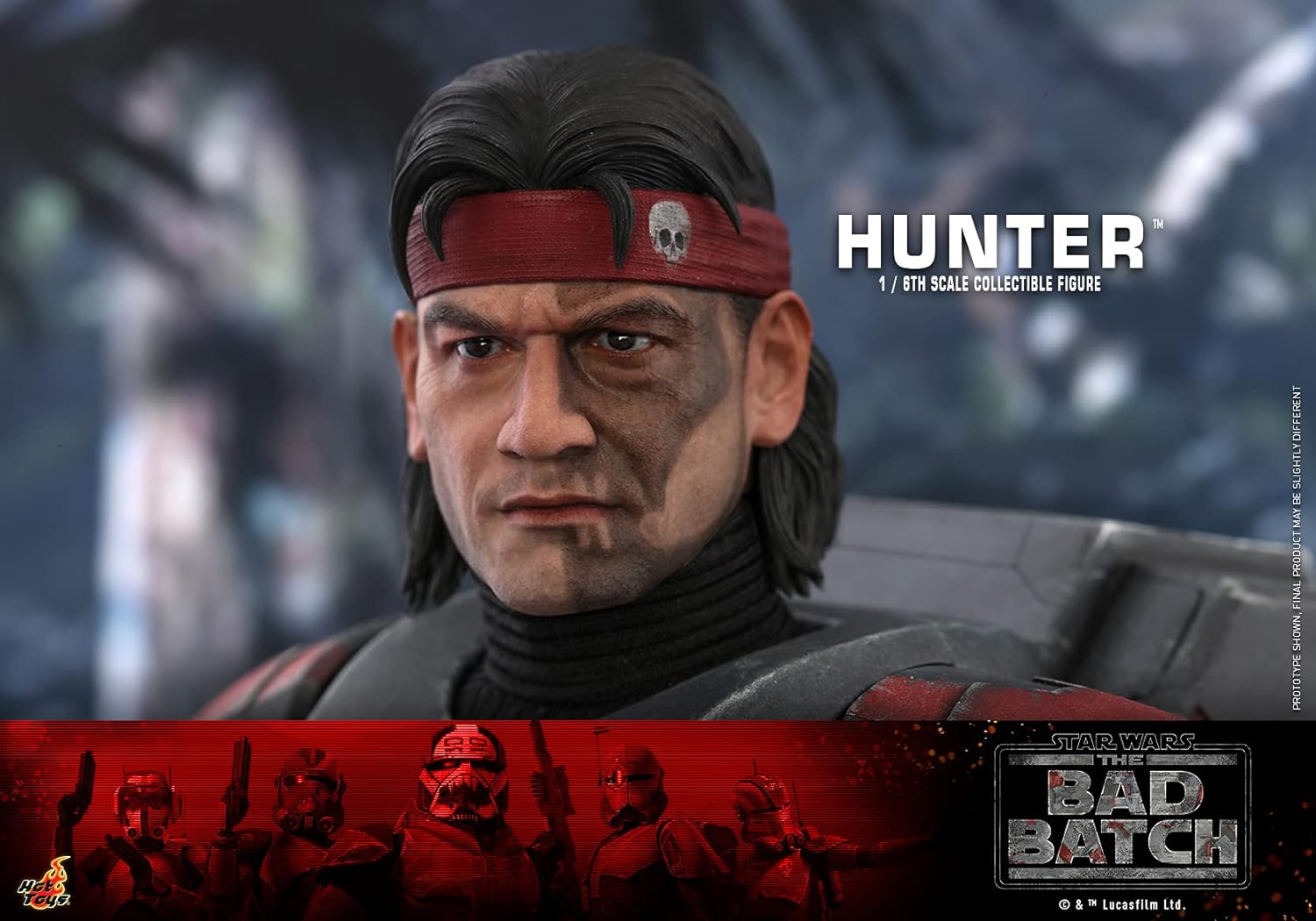 Hot Toys 1:6 Hunter - Star Wars: The Bad Batch, Gray