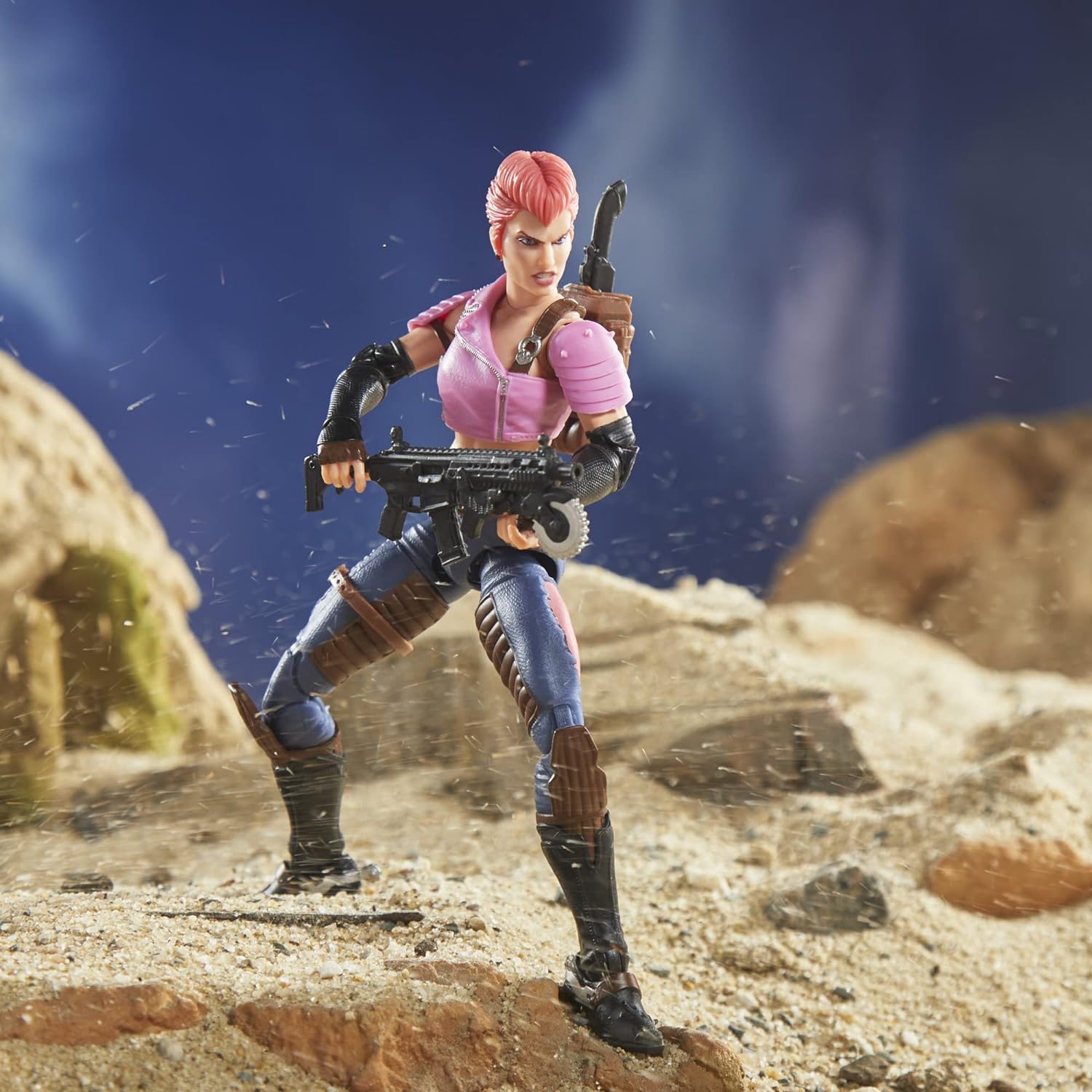 G.I. Joe F4026 Classified Series, Premium Collectible 6" Zarana 48 Figure with Many Accessories, Special Packaging, Multicolored