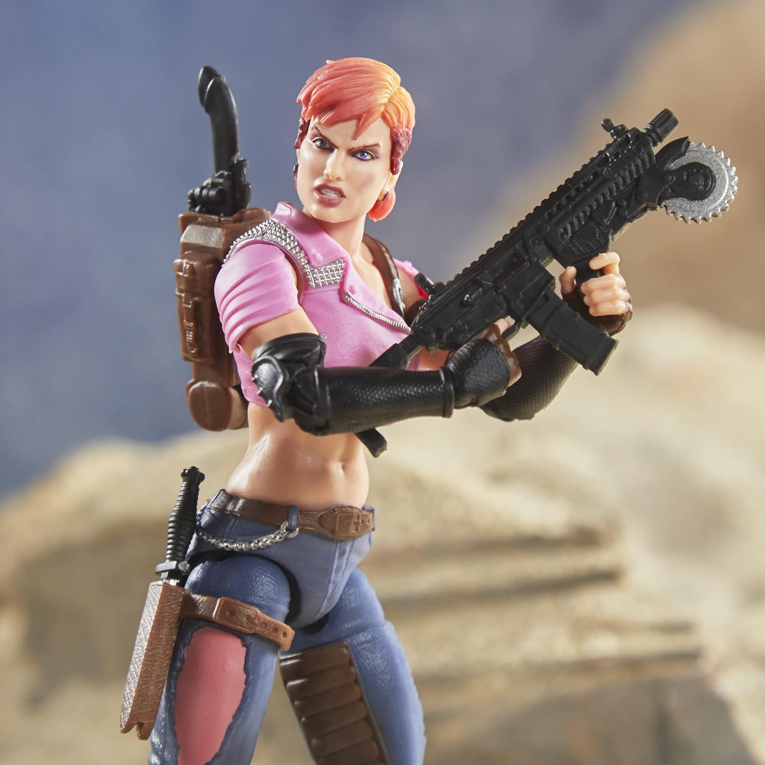 G.I. Joe F4026 Classified Series, Premium Collectible 6" Zarana 48 Figure with Many Accessories, Special Packaging, Multicolored