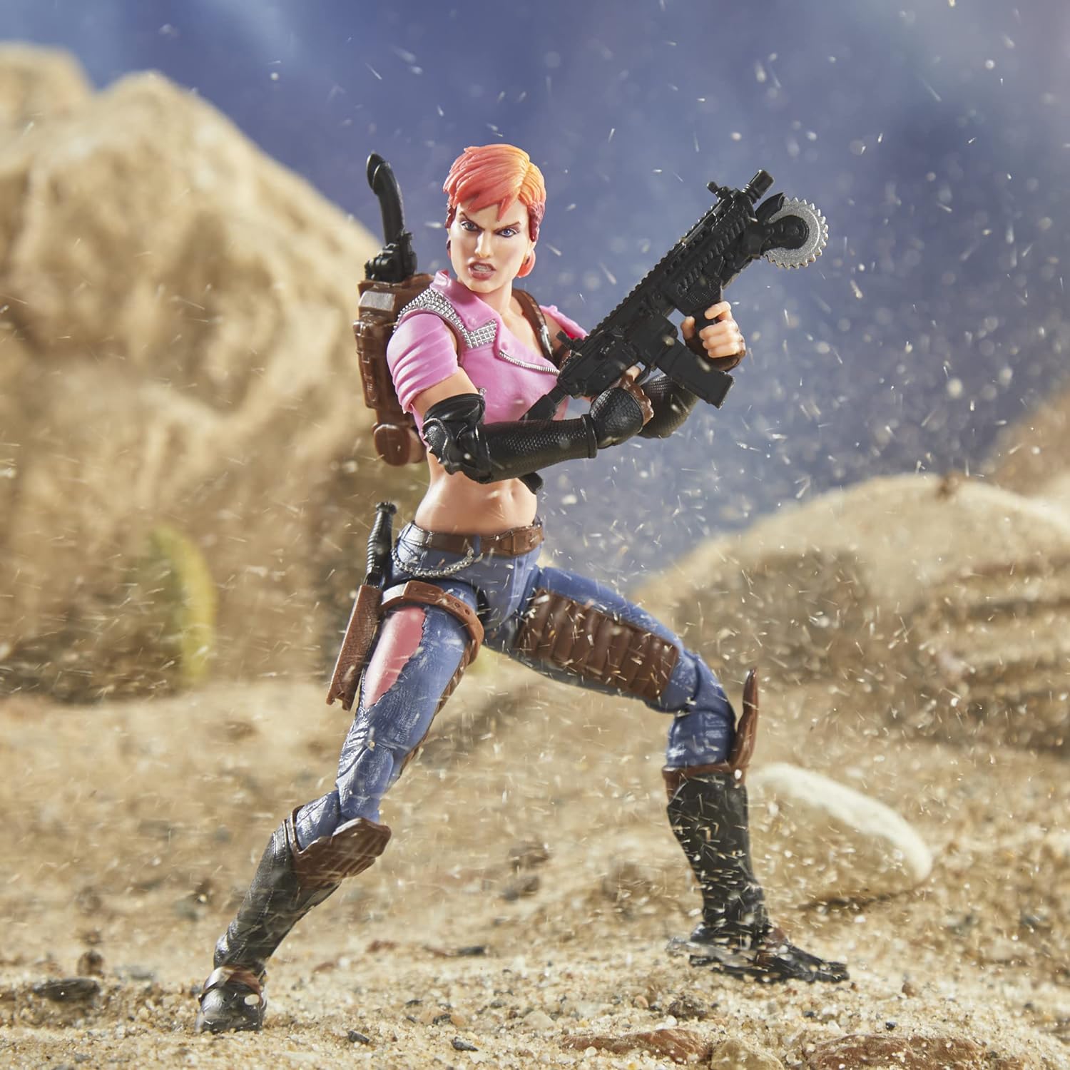 G.I. Joe F4026 Classified Series, Premium Collectible 6" Zarana 48 Figure with Many Accessories, Special Packaging, Multicolored