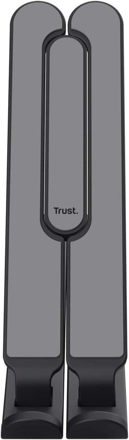 Trust Primo - Supporto portatile per computer portatile, per scrivania, 16", pieghevole, regolabile in altezza a 6 livelli, leggero, ergonomico, per MacBook Air, computer, tablet, casa, ufficio, Dell