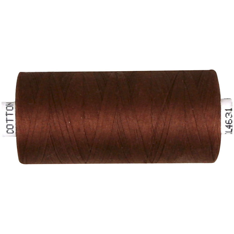 Creativ Sewing Thread, Cotton, Brown, One Size