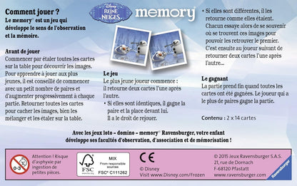 Memory La Reine Des Neiges (24025)