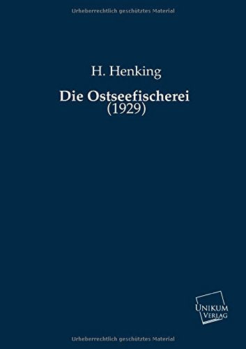 Die Ostseefischerei: (1929