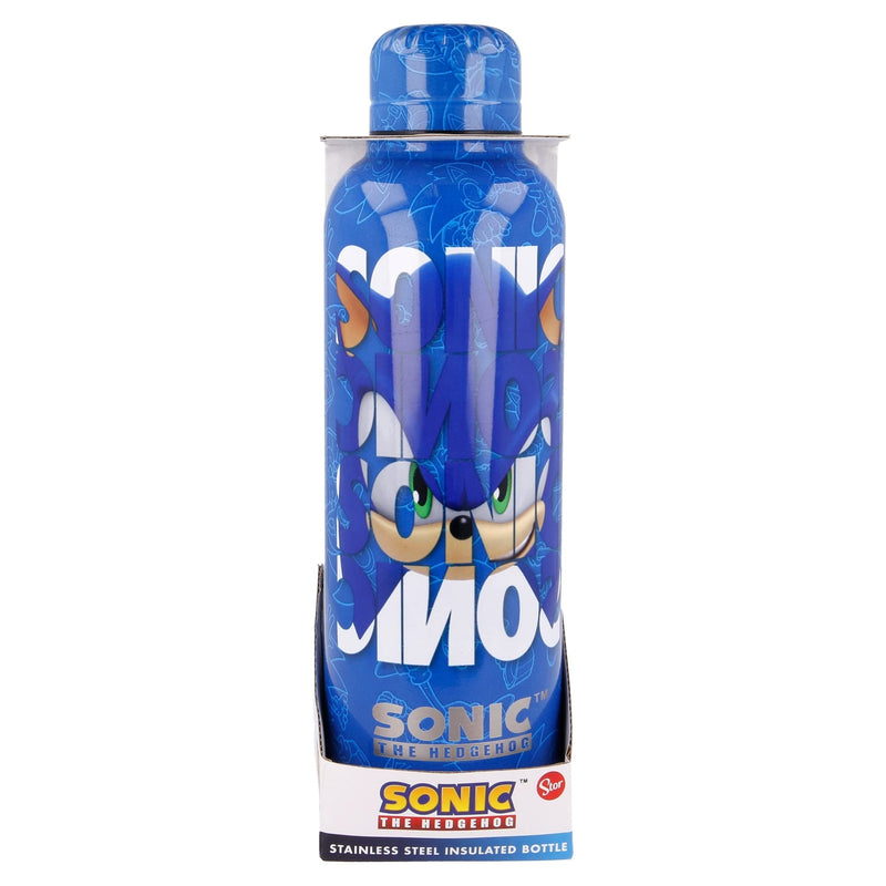 Sonic | Edelstahl wiederverwendbare Wasserflasche | Doppelt isolierte Thermosflasche für 12 Stunden heißes Getränk und 18 Stunden kaltes Getränk - Bpa Free - 515 Ml