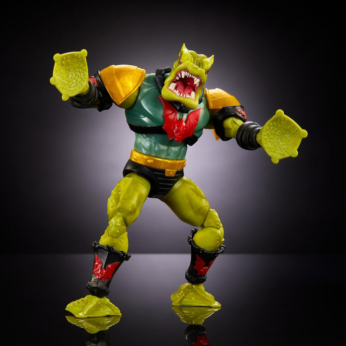 Masters of the Universe MOTU Figura de acción Evil Horde Leech para coleccionistas con accesorios, colección Masterverse, juguete +6 años (HYC54